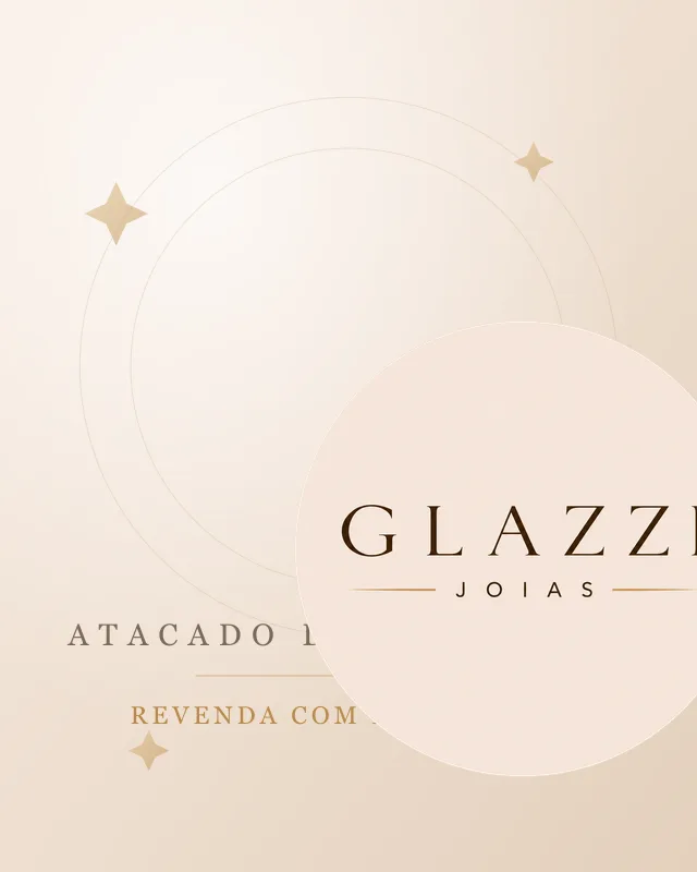 Semijoias folheadas Glazzi para revenda no atacado